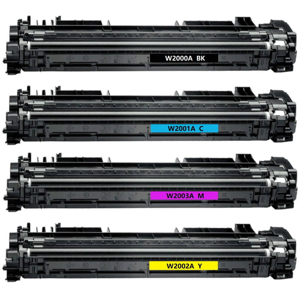 A Set Compatible HP 658A Toner Cartridges BCMY