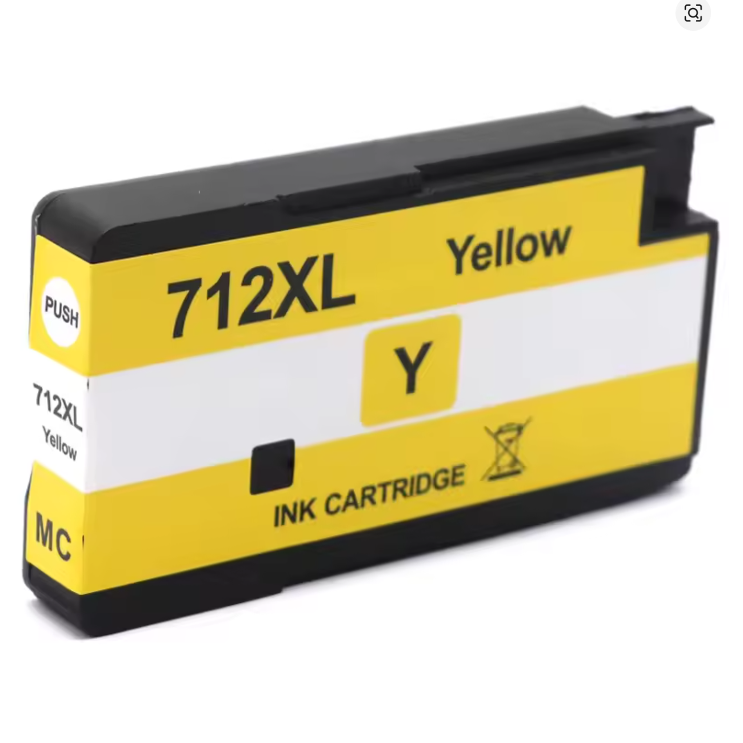 Compatible HP 712 Yellow 29ml Ink Cartridge 3ED69A