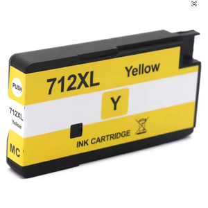 Compatible HP 712 Yellow 29ml Ink Cartridge 3ED69A