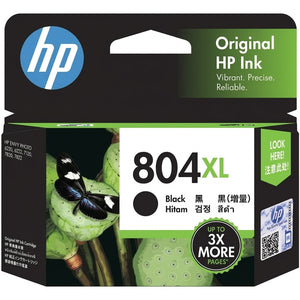 Genuine HP 804XL High Yield Black Ink Cartridge T6N12AA