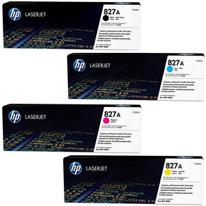 A Set Genuine HP CF300A - CF303A Toner Cartridges B/C/M/Y
