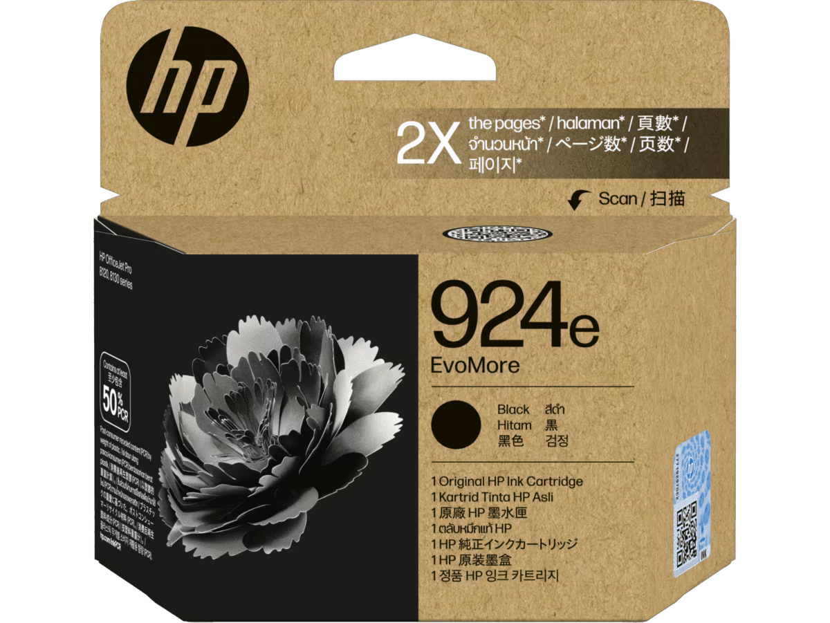 Genuine HP 924e Black Ink Cartridge 4K0V0NA