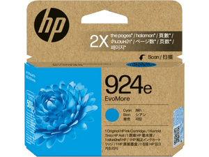 Genuine HP 924e Cyan Ink Cartridge 4K0U7NA