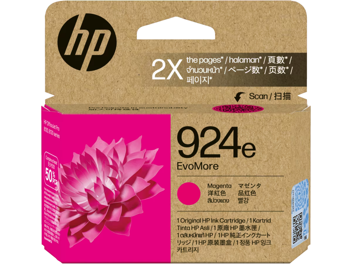 Genuine HP 924e Magenta Ink Cartridge 4K0U8NA