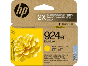 Genuine HP 924e Yellow Ink Cartridge 4K0U9NA