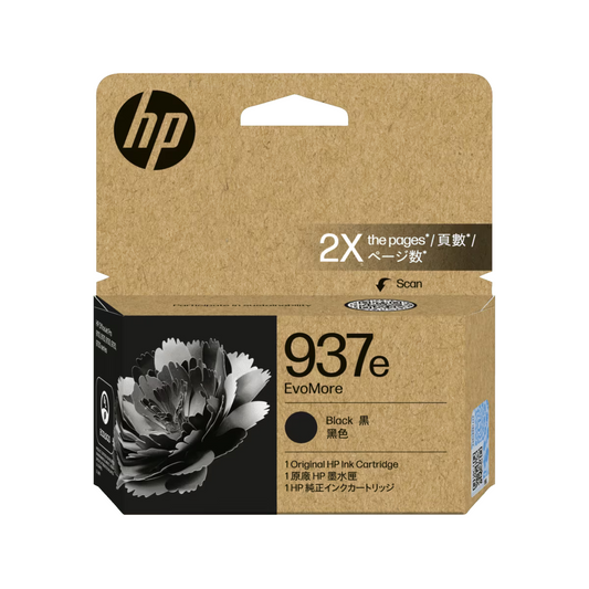 Genuine HP 937e Black Ink Cartridge 4S6W9NA