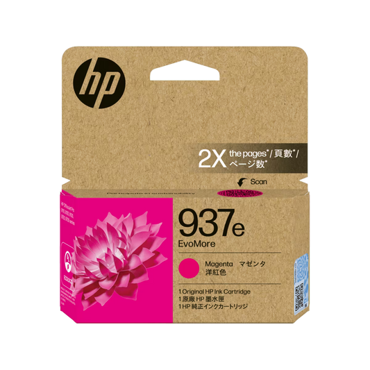 Genuine HP 937e Magenta Ink Cartridge 4S6W7NA
