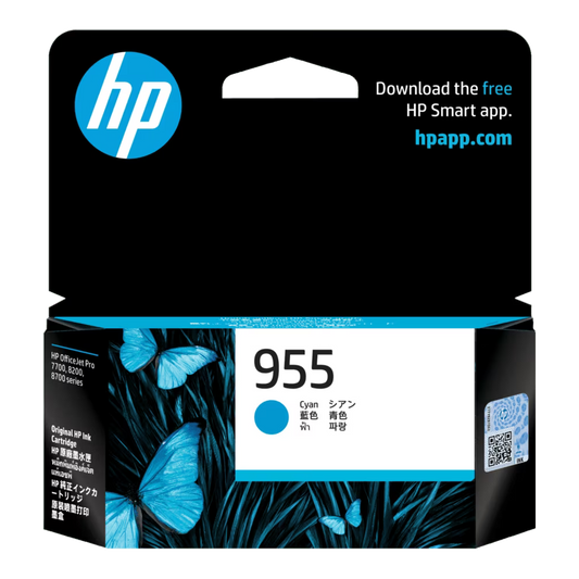 Genuine HP 955 Cyan (L0S51AA) Ink Cartridge