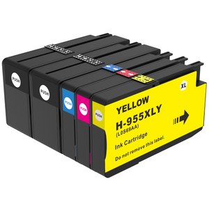 5 x Compatible HP 955XL Ink Cartridges (2B,1C,1M,1Y)