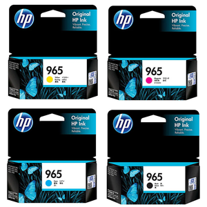 A Set Genuine HP 965 B/C/M/Y Ink Cartridges