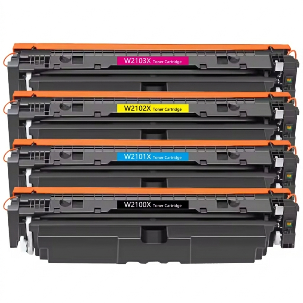 A Set Compatible HP 210X Toner Cartridges B/C/M/Y
