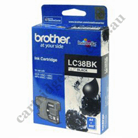 Genuine Brother LC38BK Black Ink Cartridge