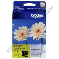 Genuine Brother LC39Y Yellow Ink Cartridge