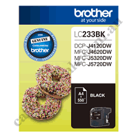 Genuine Brother LC233BK Black Ink Cartridge