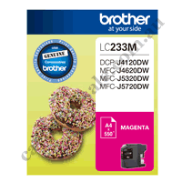Genuine Brother LC233M Magenta Ink Cartridge