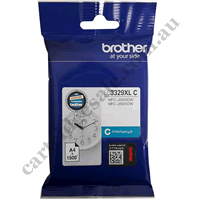 Genuine Brother LC3329XLC Cyan Ink Cartridge 