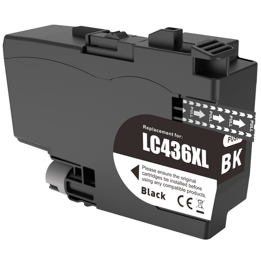 Compatible Brother LC436XLBK High Yield Black Ink Cartridge