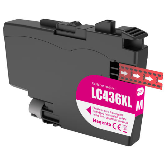 Compatible Brother LC436XLM High Yield Magenta Ink Cartridge