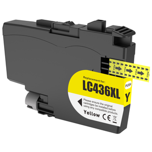 Compatible Brother LC436XLY High Yield Yellow Ink Cartridge