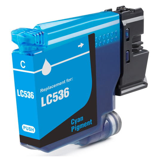 Compatible Brother LC536C Cyan Ink Cartridge