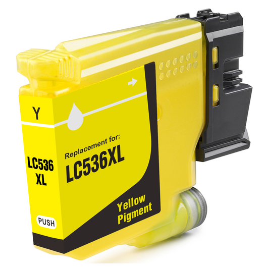 Compatible Brother LC536XLY Yellow Ink Cartridge