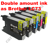 2 Black + 1 of each Colour Com LC73 High Yield + Free Postage!