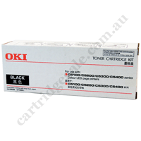 Genuine Oki TCOC51/5300BLACK  Black Toner Cartridge