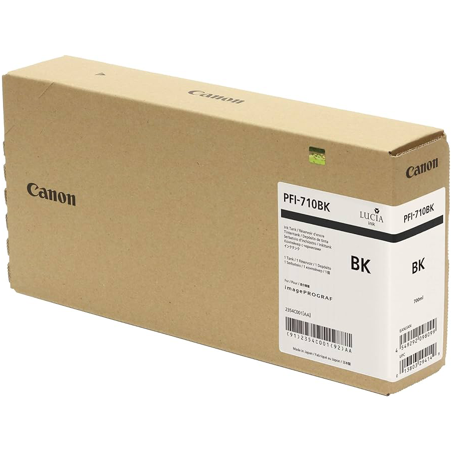 Genuine Canon PFI-710BK Black Ink Cartridge