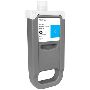 Compatible Canon PFI-710C Cyan Ink Cartridge