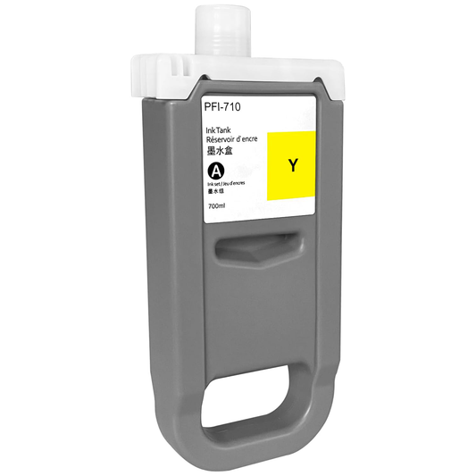Compatible Canon PFI-710Y Yellow Ink Cartridge