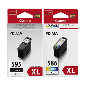 Genuine Canon PG595XL CL586XL High Yield Ink Combo Pack