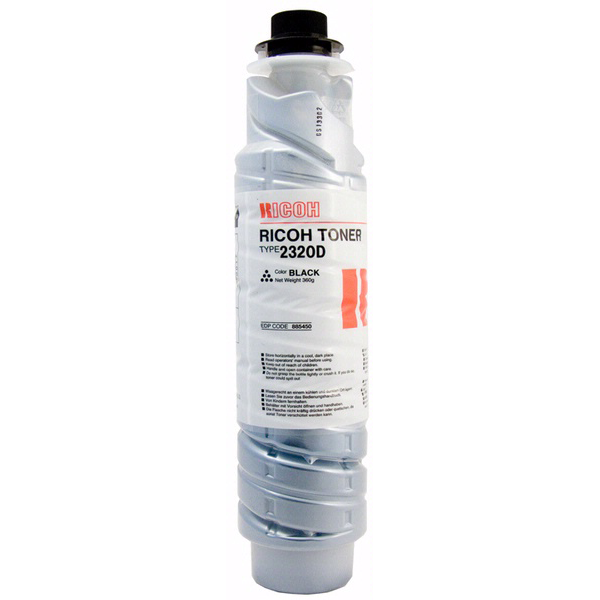 Genuine Ricoh 885450 / Type 2320D Black Toner Cartridge