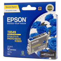 Genuine Epson T0549 Blue Ink Cartridge