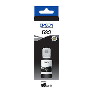 Genuine Epson T532 EcoTank Black Ink Bottle