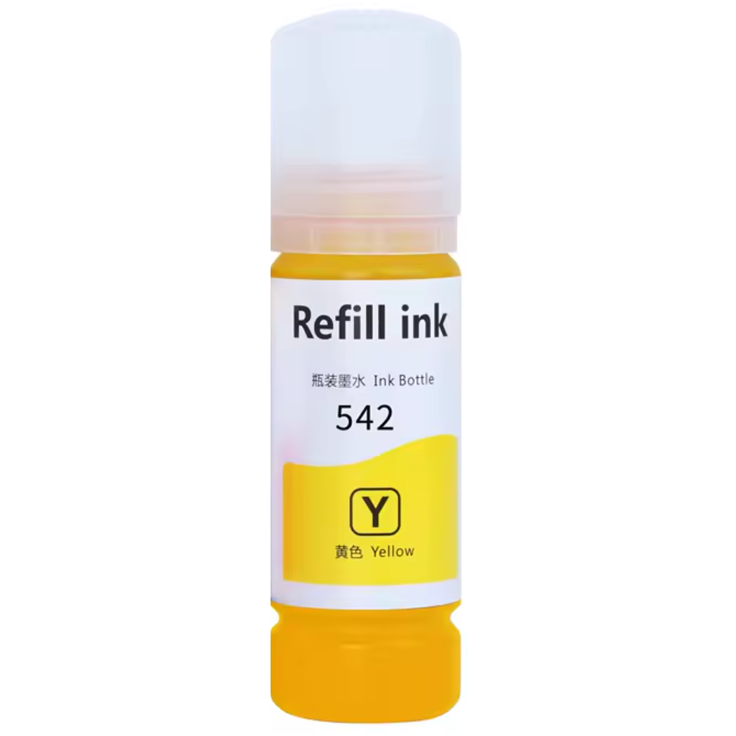 Compatible Epson T542 EcoTank Yellow Ink Bottle
