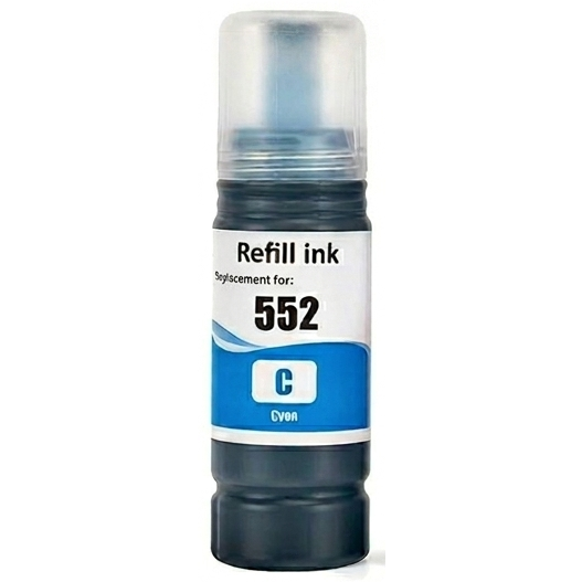 Compatible Epson T552C T06W2 Cyan Ink Bottle
