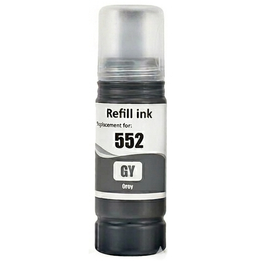 Compatible Epson T552GY T06W5 Grey Ink Bottle