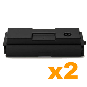 2 x Compatible Kyocera TK1254 Black Toner Cartridges