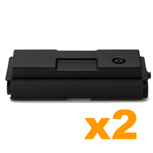 2 x Compatible Kyocera TK1254 Black Toner Cartridges