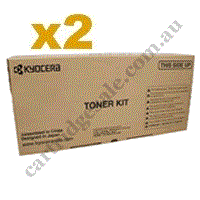 2 x Genuine Kyocera TK3414 Black Toner Cartridge