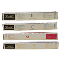 A Set Genuine Kyocera TK8339K,C,M,Y Toner Cartridges