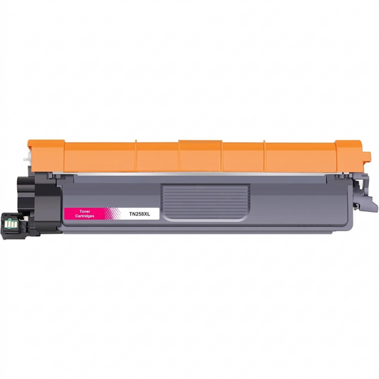 Compatible Brother TN258XLM High Yield Magenta Toner Cartridge