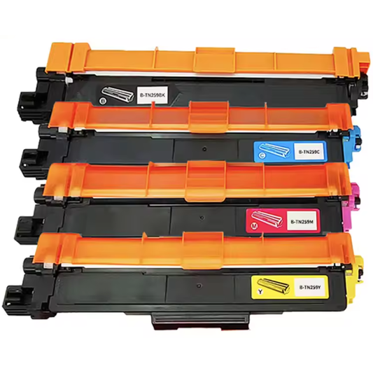A Set Compatible Brother TN259 High Yield Toner Cartridges