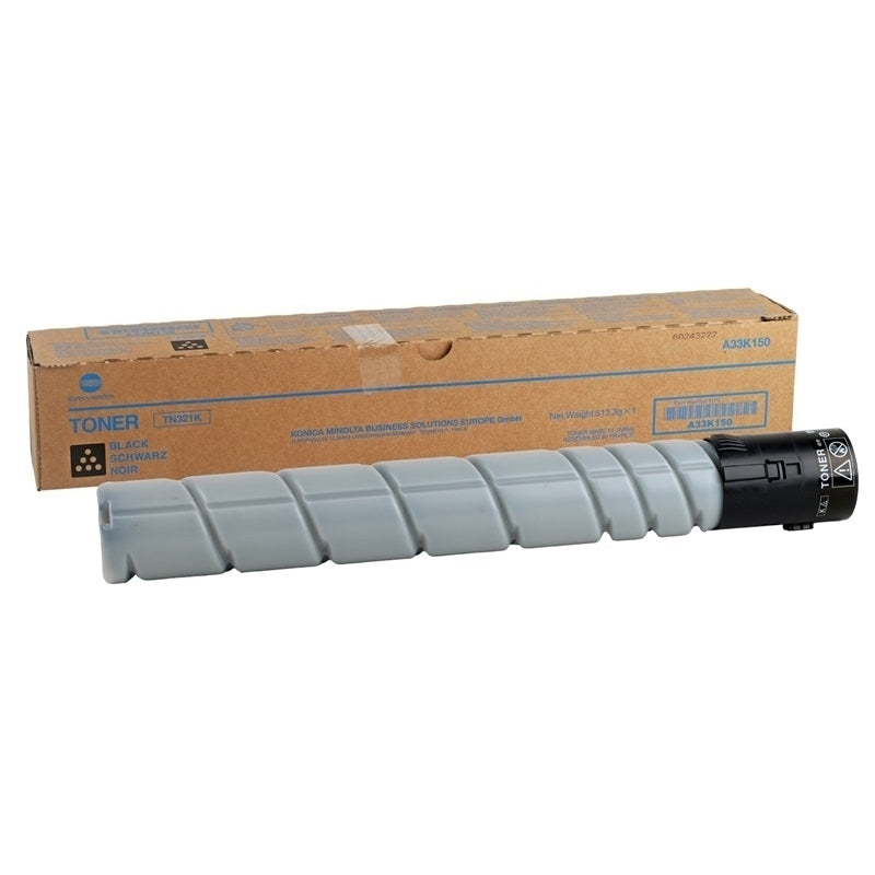 Genuine Konica Minolta A33K190 TN321K Black Toner Cartridge
