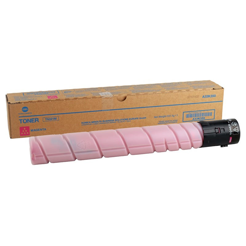 Genuine Konica Minolta A33K390 TN321M Magenta Toner Cartridge