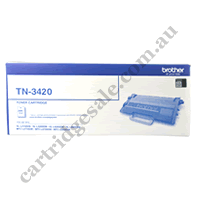 Genuine Brother TN3420 Black Toner Cartridge