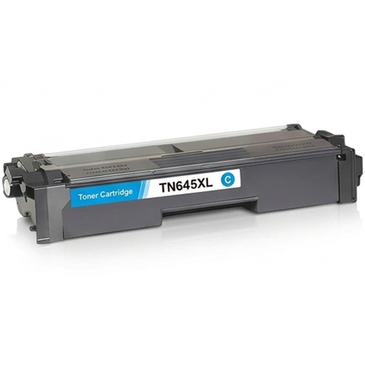 Compatible Brother TN645XLC High Yield Cyan Toner Cartridge