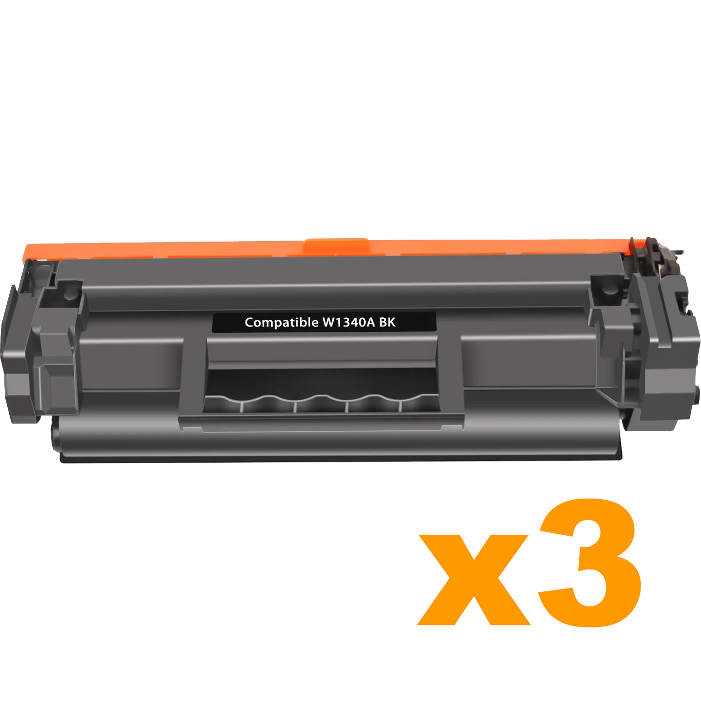 3 x Compatible HP W1340A (134A) Black Toner Cartridge - 1,100 Pages each