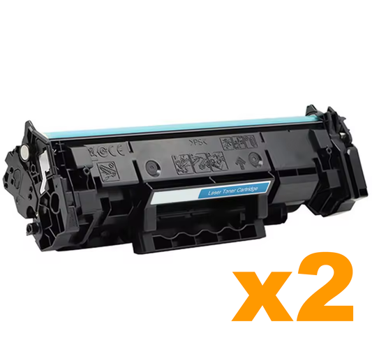 2 x Compatible HP W1340X (134X) Black Toner Cartridges - 2,400 Pages each