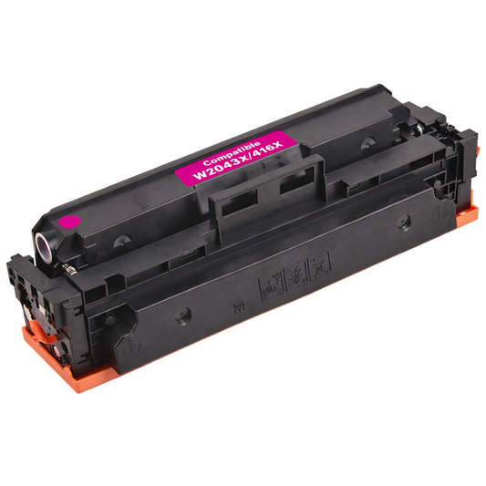 Compatible HP W2043X (416X) High Yield Magenta Toner Cartridge